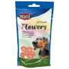 TRIXIE Soft Snack FLOWERS Light - měkké kytičky jehněčí/kuřecí 75g