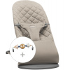 BabyBjörn Odrážadlo Babybjorn Bliss x 39 x 56 cm (BABYBJORN - Pieskovo šedé odrážadlo + Hračka)