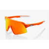 100% S3, Soft Tack Neon Orange HiPER® Red Multilayer Mirror Lens, 60005-00008