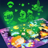 Detské puzzle svietiace v tme 96 dielikov - princezné