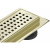 Mexen Flat sprchový žľab, vzor M08, 70 cm, zlatý - 1525070-15