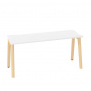 Interier Říčany Pracovný stôl ALFA ROOT 160x80cm, biely