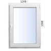 Plastové okno 1200x1300 OS ALUPLAST 4000