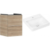 Súprava skrinka Hansgrohe Xelu Q 54021700, umývadlo Hansgrohe Xelu Q 61012450