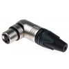 Neutrik Konektor XLR, barva Přírodní, počet kontaktů: 3, orientace těla: Pravý úhel Vnitřní, pokovení: Stříbrná, Kabel,