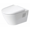 DURAVIT D-Neo závesné WC Rimless s hlbokým splachovaním, 370 x 540 mm, biela + sedátko so sklápacou automatikou (SoftClose), 45780900A1