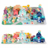 Eco Toys kostky MĚSTEČKO 121 ks + podložka