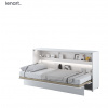 Dig-net nábytok Sklápacia posteľ Lenart BED CONCEPT BC-06 biela | 90 x 200 cm