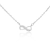 Strieborný náhrdelník s príveskom Symbol nekonečna
