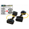 VW T5 03-09 adaptér, inštalácia spojky lampy na T6 15-19