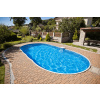 Ibiza oval, sand; 3,20 x 6,00 x 1,20m