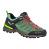 Salewa Ws Mtn Trainer Lite Gtx Feld Green Fluo Coral Turistické Topánky Veľkosť 5,5