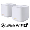 ASUS ZenWiFi XD5 2-pack Wireless AX3000 Dual-band Mesh WiFi 6 System, white 90IG0750-MO3B40 Asus