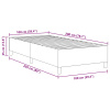 vidaXL Box Spring Posteľ Krémová 100x200 cm Zamatová Látka - Krémová - 259742-276373