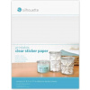 Silhouette Printable Sticker Paper - Clear