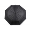 Pánský skládací vystřelovací deštník Varianta: 3 šedá káro, Balení: 1 ks