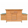 GARDENKUS Kurín drevený 174x80x80cm GAMBIA, hnedý GARDENKUS