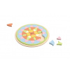Teddies Skládanka - dřevěná vkládačka MANDALA - 71 Ks