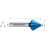 Karnasch 4030300250 | Kužeľový a odihlovací záhlbník podľa DIN 334 tvar C 60° HSS-xE povlakované 25,0x6,3-71,0x10,0 mm