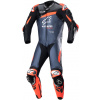 ALPINESTARS jednodielna kombinéza GP PLUS 4 TECH-AIR kompatibilná čierna/červená fluo/tmavo modrá 2024 - 56