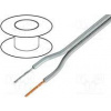 Vodič reproduktorový 2x0,35mm2 lanko OFC sivá netienený PVC