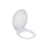 Geberit Selnova Comfort - Bezbariérové WC sedadlo, duroplast, biela 500.133.00.1
