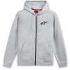 Mikina AGELESS CHEST HOODIE, ALPINESTARS (sivá/čierna, vel. XL)