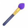 Divine cosmetics CP35 hubka na make-up s rúčkou 18 cm fialová