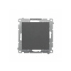 Tlačidlo spínacie Simon 55 bez piktogramu modul grafit matný