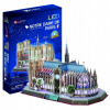 CubicFun 3D puzzle svítící Notre Dame de Paris 149 ks