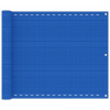 vidaXL Balkónová markíza modrá 75x500 cm HDPE