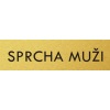 Top Štítok na dvere zlat.mat. 4x14cm text / SPRCHA MUŽI