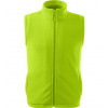 Rimeck Next Unisex fleece vesta 518 limetková XXXL