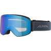 ALPINA Lyžiarske okuliare SLOPE čierno-modré Q-LITE modré