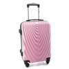 JAKS Cestovný kufor 663 škrupinový Farebné varianty: svetlo ružová XL