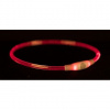 Flash light ring USB, blikací obojok, viacfarebný (RP 2,10 Kč) S-M: 40 cm/ ø 8 mm
