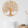 Závesná dekorácia na stenu - strom života 40 cm HDF - Buk