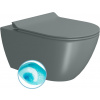GSI PURA závesná WC misa, Swirlflush, 55x36 cm, agave dual-mat 881504