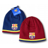 Zimná čiapka FC Barcelona, obojstranná námornícka modrá (FC Barcelona Double -Ded Cap Navy Blue/Burgundsko)
