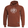 Mikina taktická PENTAGON Phaeton Pioneers s kapucňou - maroon red