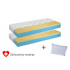 LB BOHEMIA Zdravotný matrac Ergonomic Soft s vankúšikom zadarmo 80 x 200