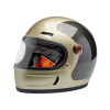 Biltwell Gringo SV helmet Metallic Champagne/Charcoal Tracke