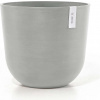 Ecopots Kvetináč so zásobníkom na vodu Oslo (bielo-sivý) - Ø 45 cm, výška 39,20 cm