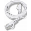 DATAWAY patch kábel plochý CAT6A, UTP PVC, 2m, biely