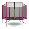 Aga SPORT TOP Trampolína 180 cm Pink + ochranná sieť + rebrík