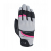 Rukavice BRISBANE, OXFORD, dámske (sivá/ružová/čierna) Velikost: S