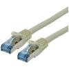 Roline 21.15.2806 RJ45 sieťové káble, prepojovacie káble CAT 6A S/FTP 7.50 m sivá dvojžilový tienený, bez halogénov, samozhášavý 1 ks; 21.15.2806