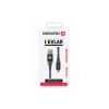 Swissten 71543010 dátový Lightning, 60W / 3A / 1x USB-A(M) / 1x Lightning(M), 1,5m, šedý