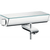 Hansgrohe Ecostat vaňová/sprchová batéria nástenná s termostatom chrómová-biela 13141400