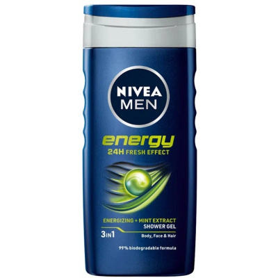 NIVEA Men Sprchovací gél pre mužov Energy 250 ml